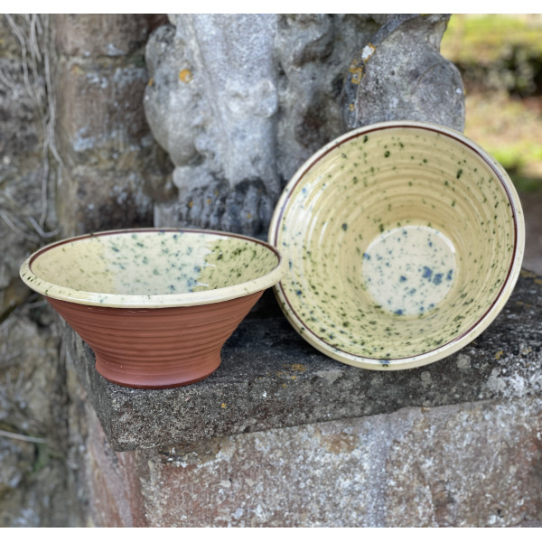 Ochre Splatter Pancheons Medium 