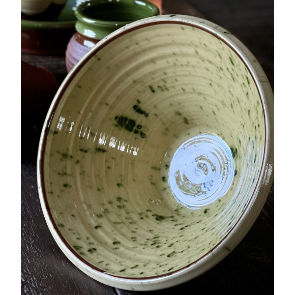 Ochre Splatter Pancheons Medium 