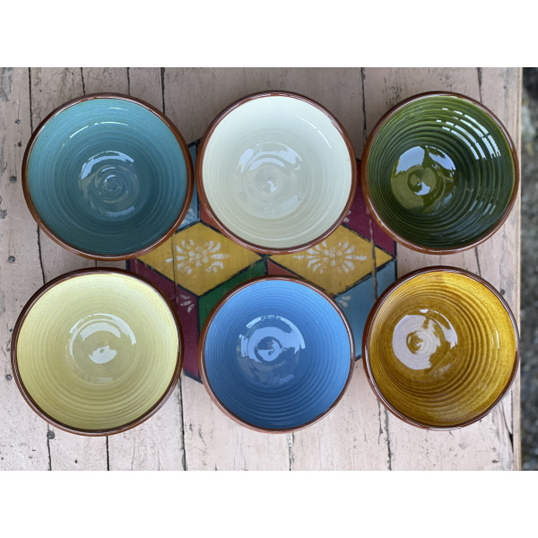 Cereal Bowl in Six Different Colours