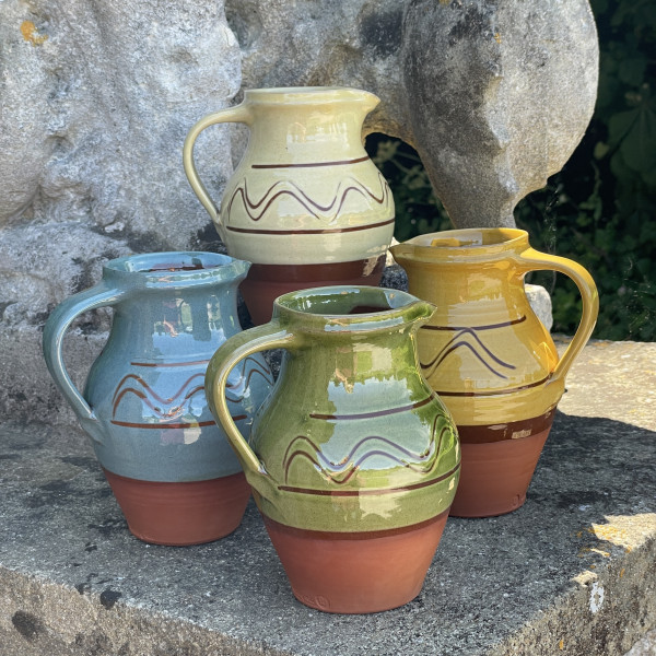 Classic Slipware Jug in Various Colours