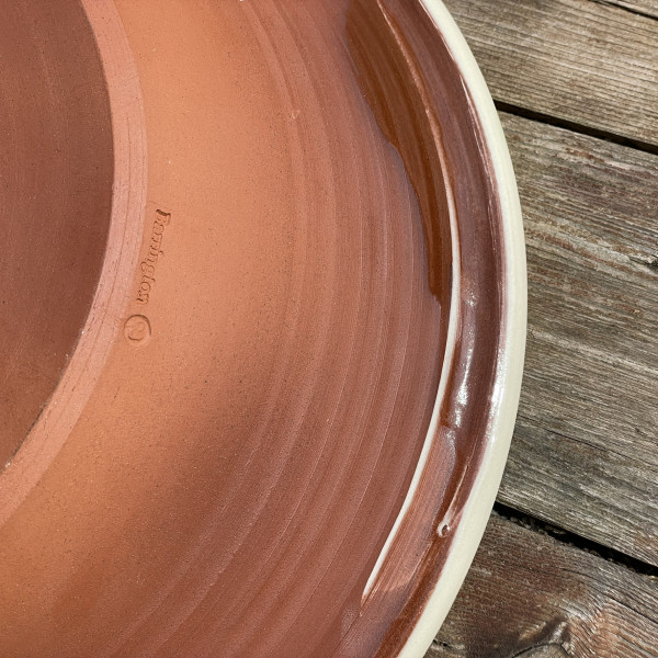 Italian inspired Large shallow Pancheon 