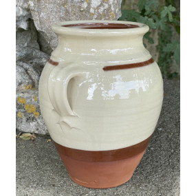 Confit pot large white 