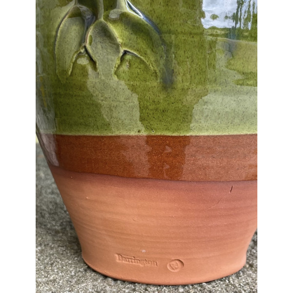 Confit pot large  Green one handle