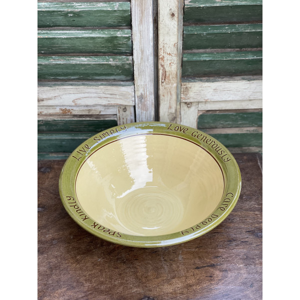 Live Simply Bowl