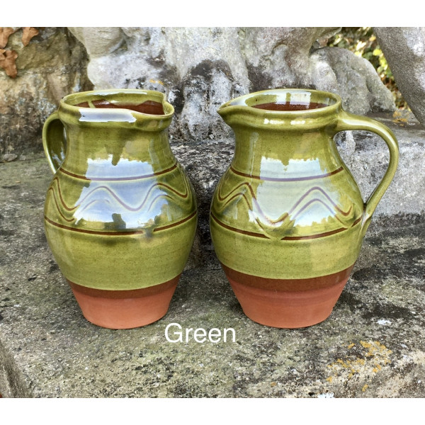 Classic Slipware Jug in Various Colours